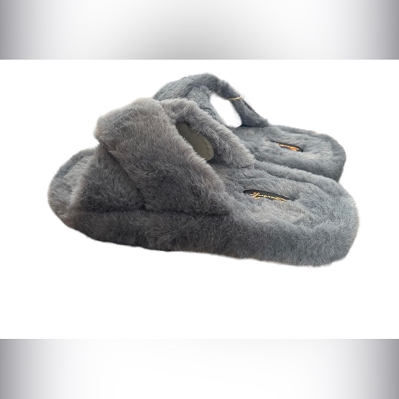 SEVEN7 FOOTWEAR - Kiki Faux Fur Slide - PLATINUM - Picture 3 of 6